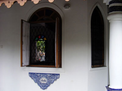 Stain Glass Cottage Front Porch